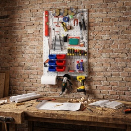 Наборы с перфорированными панелями, система хранения инструмента, система хранения инструмента В Гараж