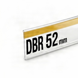Самоклеящийся ценникодержатель DBR высота 52 мм