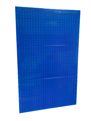 Набор Оптима 1000, перфорированная панель 1000х1050 мм цвет RAL 5017 СИНИЙ глянец с креплением на стену
