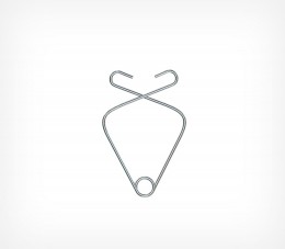 Клипса из металлической проволоки CRAB CLIP