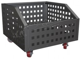 Корзина передвижная 600х600 мм, h 450 мм, изделие С/З (RAL 9016 гл.)