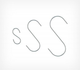 Крючок металлический S-образный S-HOOK