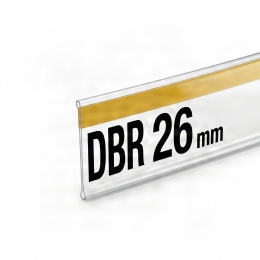 Самоклеящийся ценникодержатель DBR высота 26 мм
