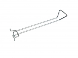 Крючок для гибкой подводки 280 мм, пруток 5 мм, шаг 50