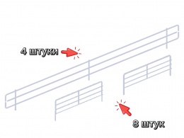 Набор ограничителей 123Б, БЕЛЫЙ