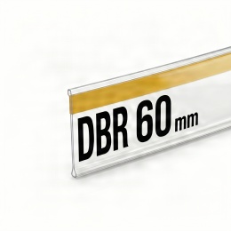 Самоклеющийся ценникодержатель DBR высота 60 мм
