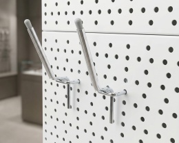 Универсальные держатели-крючки 2 шт для инструмента на перфопанель, система хранения инструмента В Гараж.