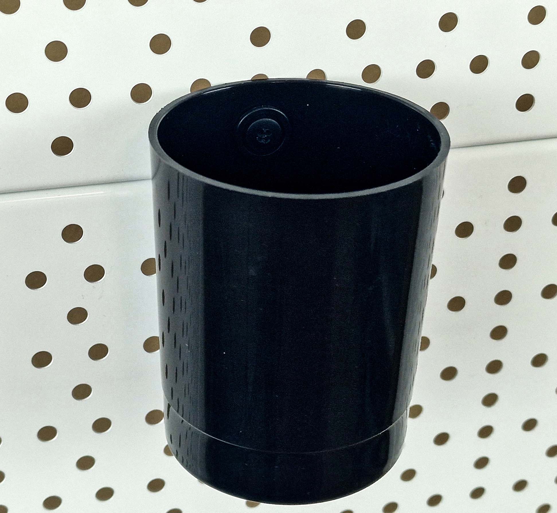 Подставка-стакан круглая, пластик d = 69 мм, h = 89 мм, черный, система хранения инструмента В Гараж.