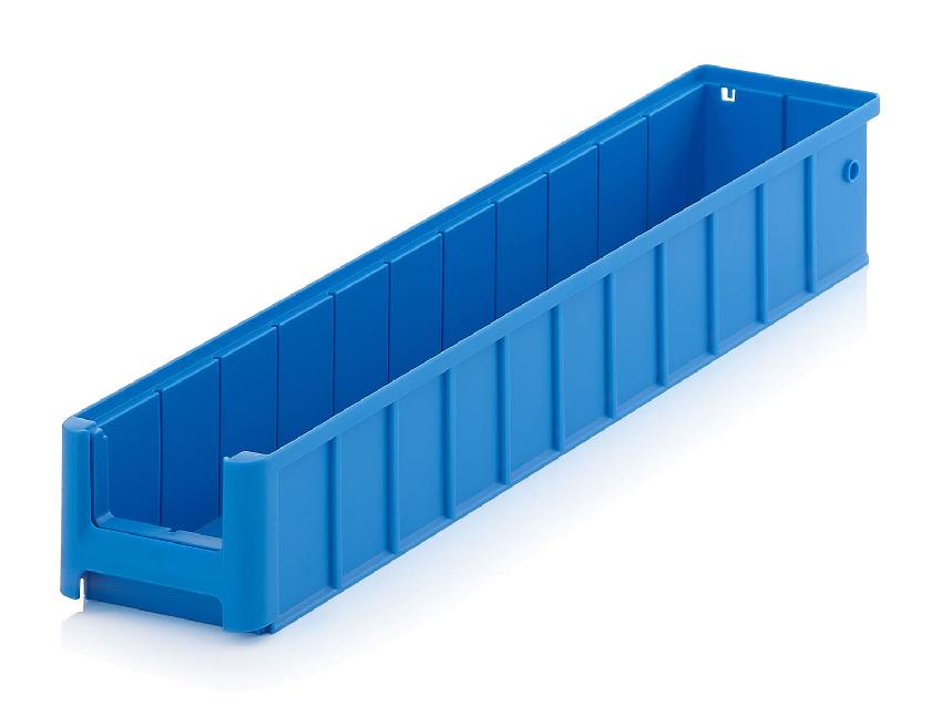 Контейнер полочный 600х117х90 PP синий (3 разделителя в комплекте)