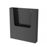 Карман для печатной продукции настенный, формат А4 черный