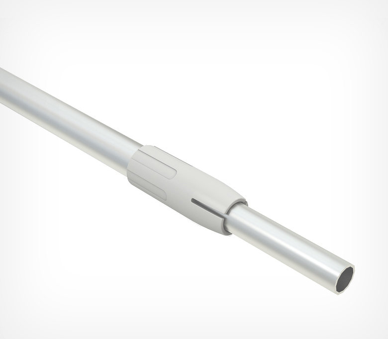 Трубка алюминиевая телескопическая, TEL-ALUTUBE 230-350 мм, цвет серый