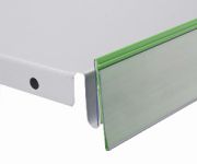 Ценникодержатель полочный IP39,  1250мм (1235мм) прозрачный (0-011-1250-Пр)