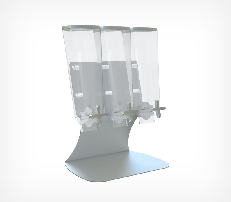 Настольная подставка для гравитационных контейнеров DIAMOND STAND TRIO