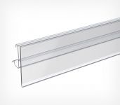 Ценникодержатель полочный для полок CEFLA, ПВХ, CFA39 1238мм прозрачный
