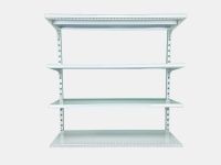 Полки 1000*400 для хранения «МультиФлекс» 1050МФ104Б, белый