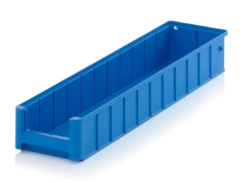Контейнер полочный 600х156х90 PP синий (3 разделителя в комплекте)